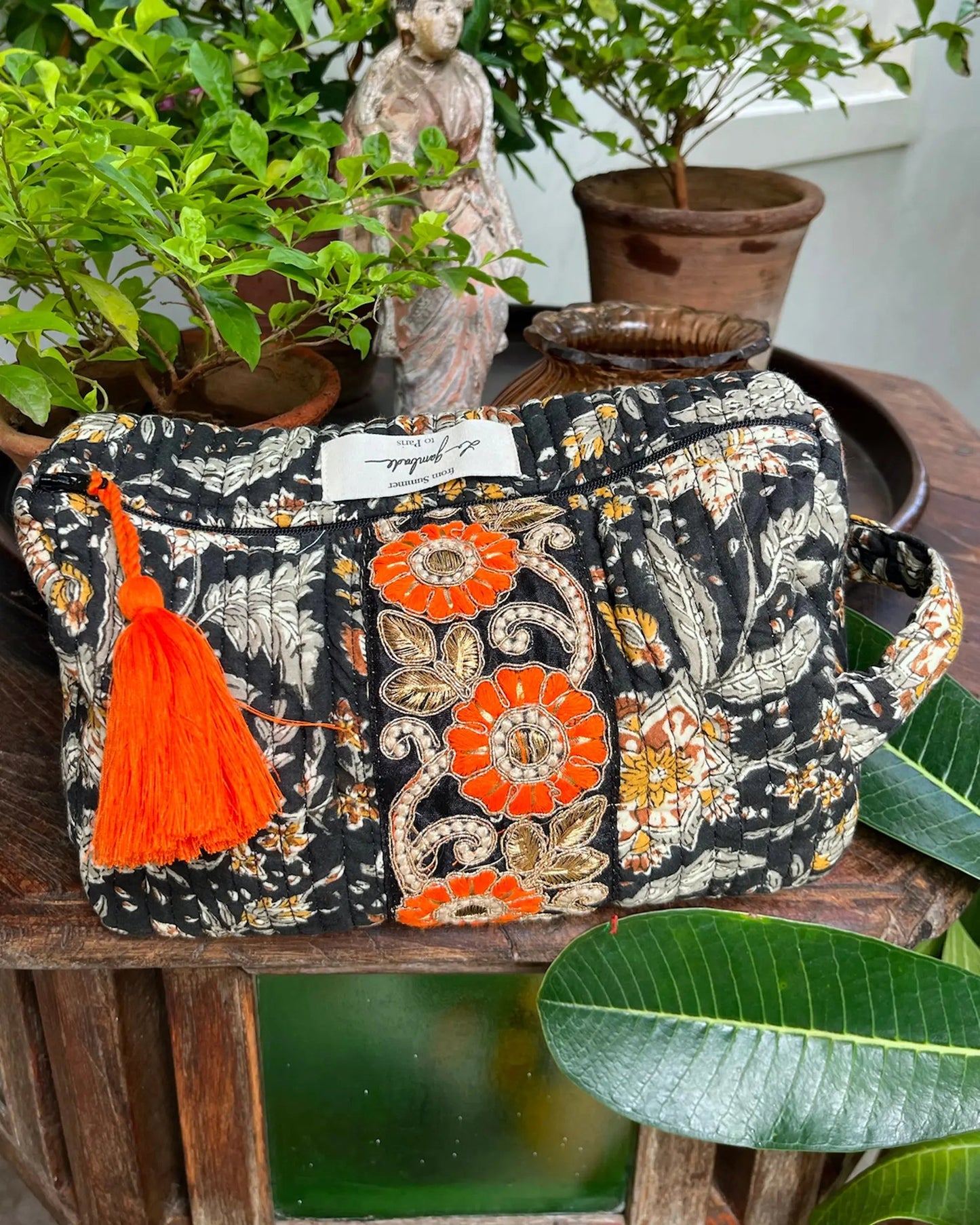 TROUSSE DE TOILETTE A RUBAN GAYA - La Gambade