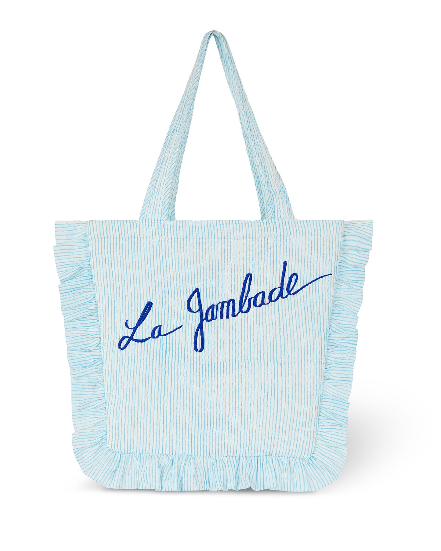 Sac à volant "LA GAMBADE" bleus d'été lagambadecreation