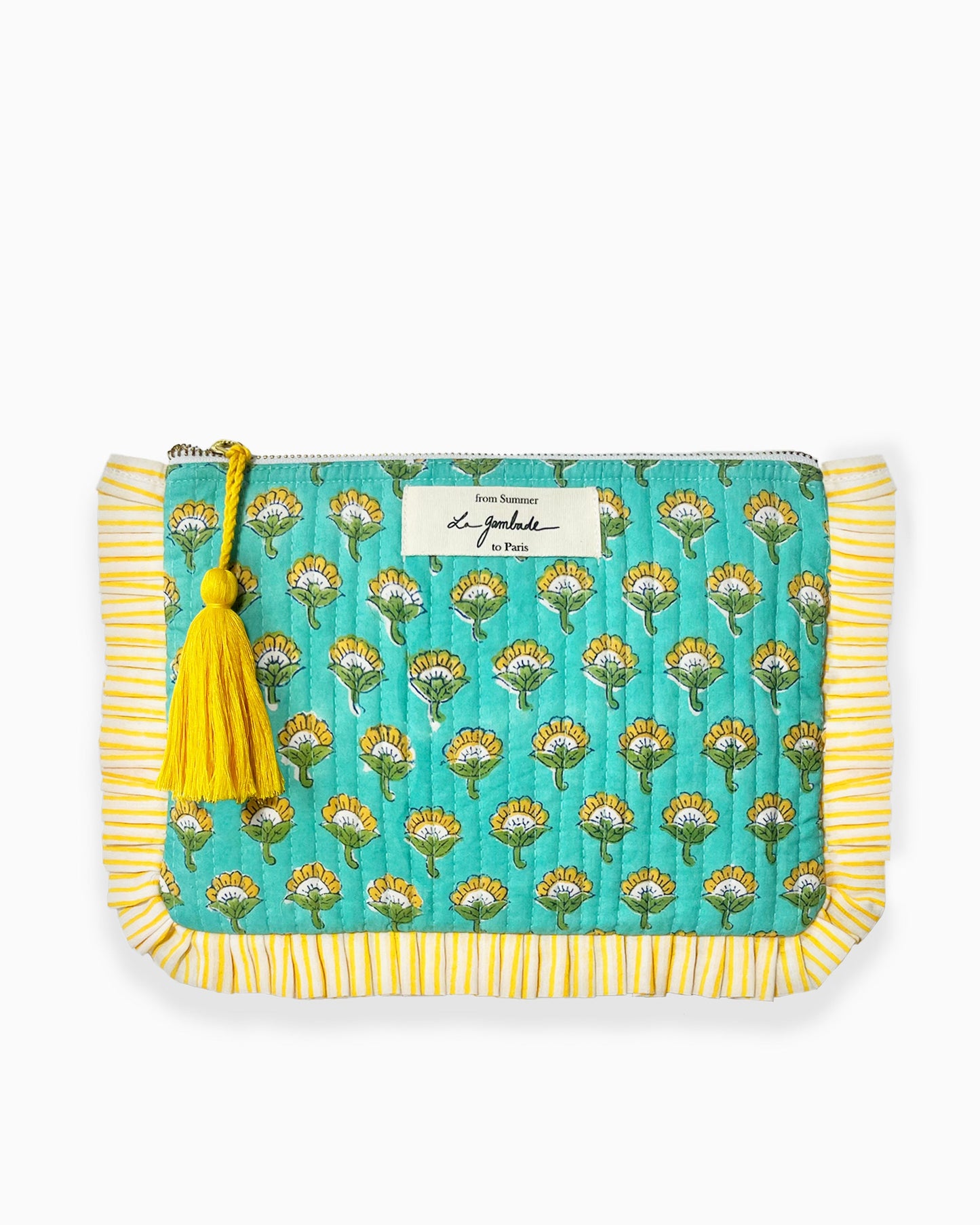 Pochette à volants "Quilted Marigold La Gambade
