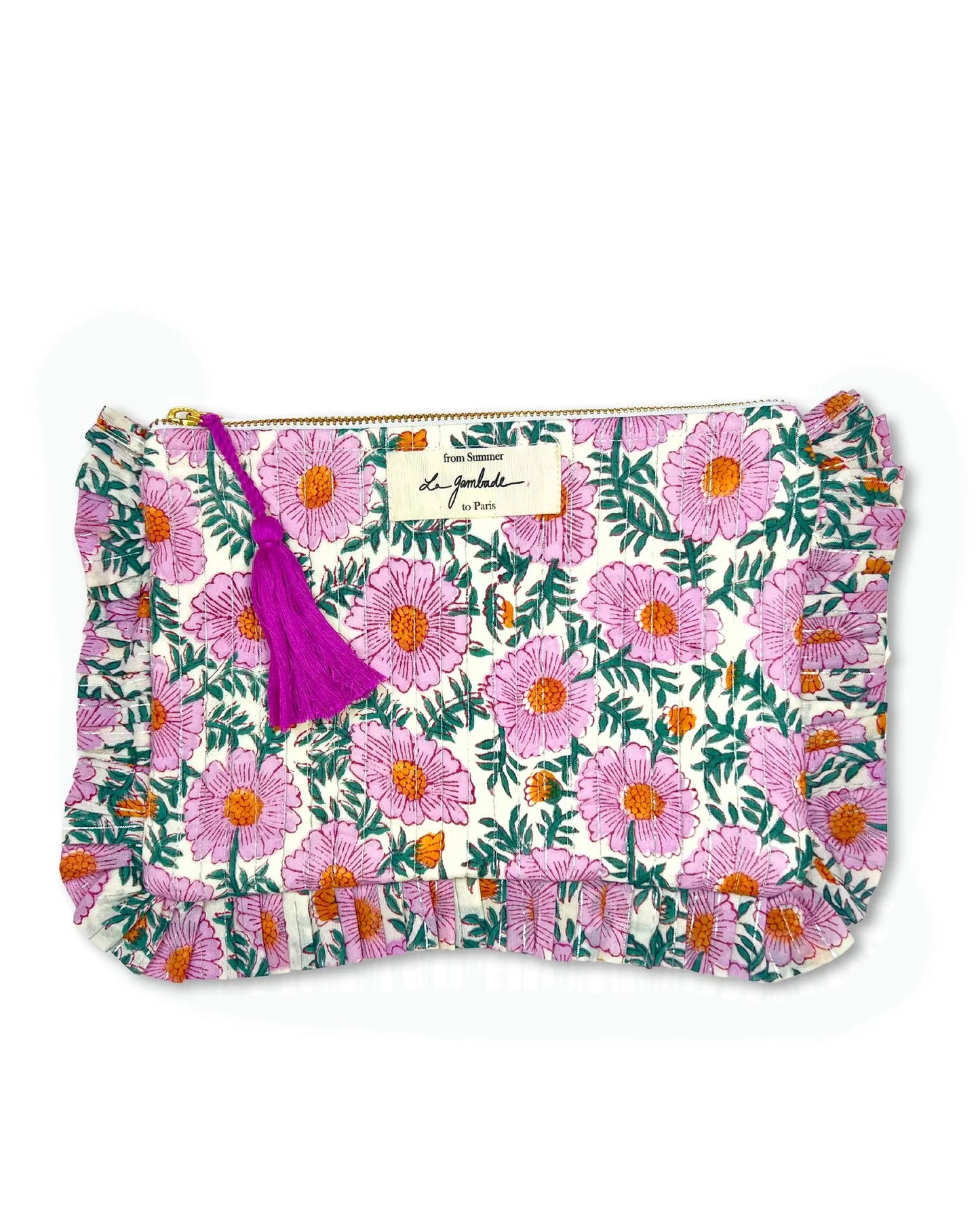 Pochette Lilac Lurex La Gambade