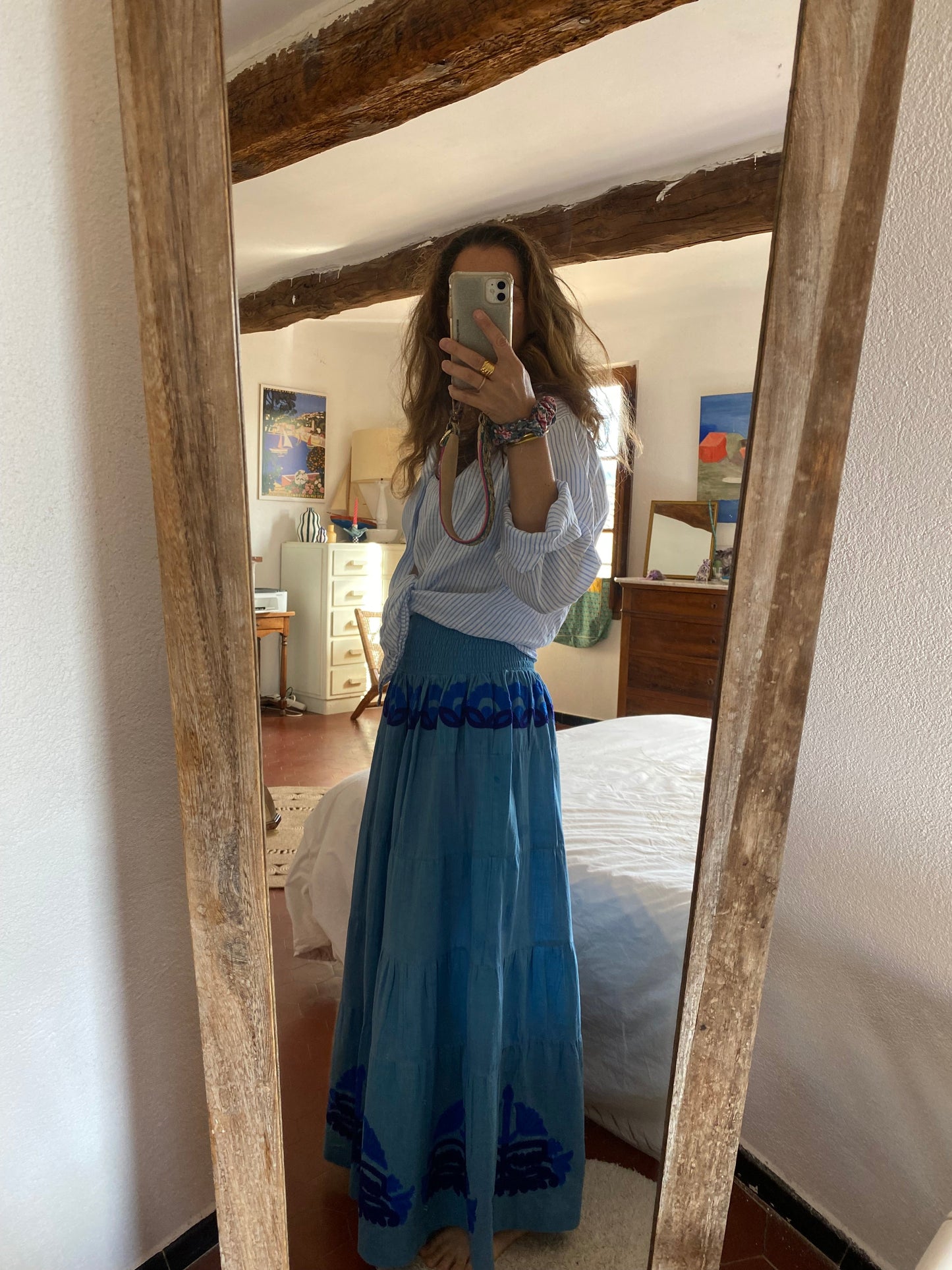 Jupe Bleue Mama Mia La Gambade