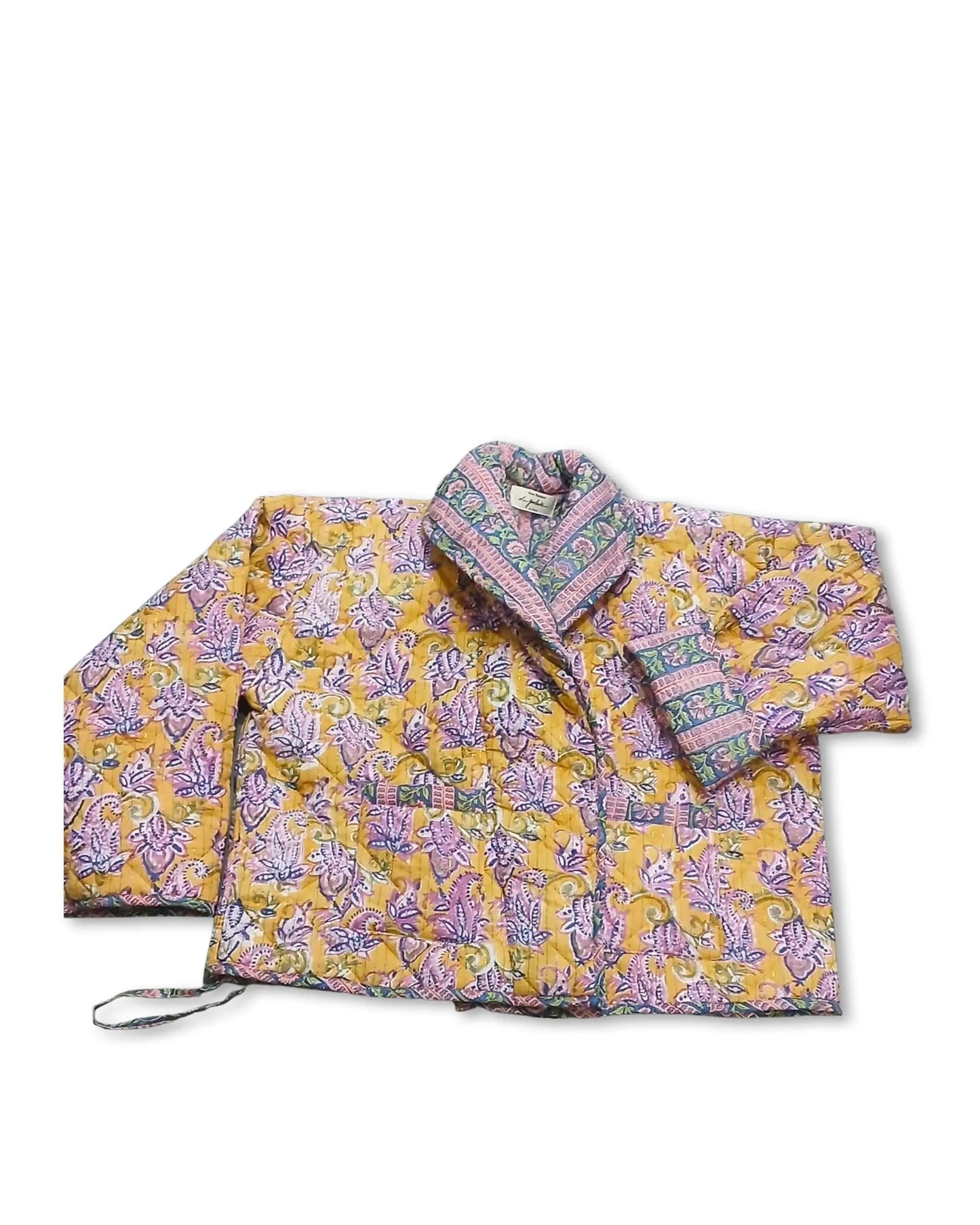 Veste rose et jaune La Gambade