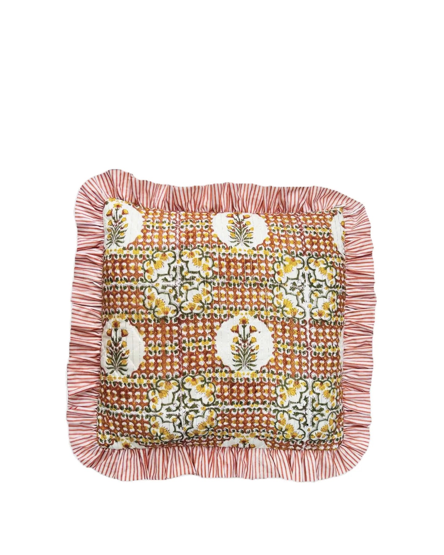 Coussin Yellow Flowers La Gambade