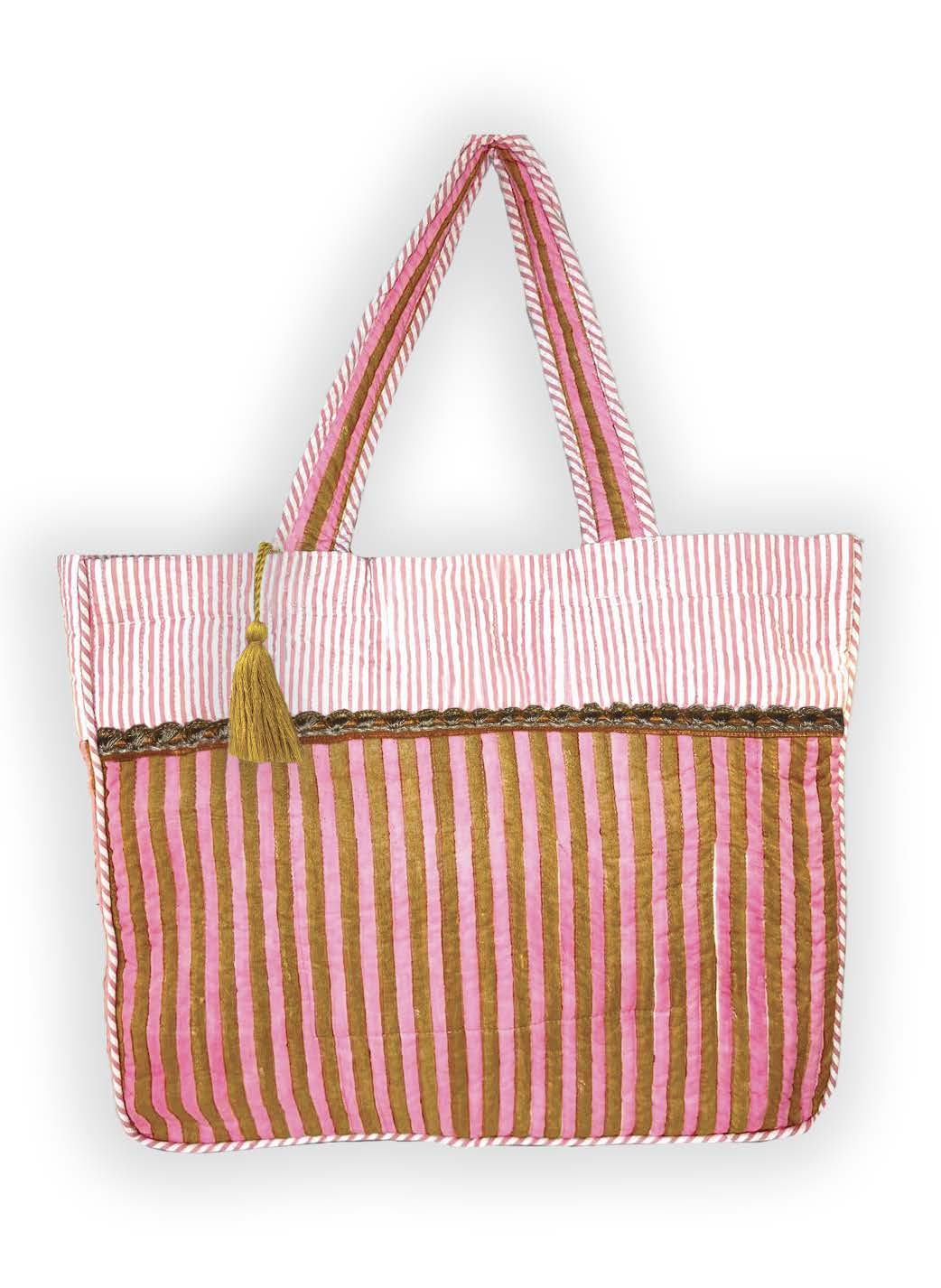 Grand Cabas Pink Stripes