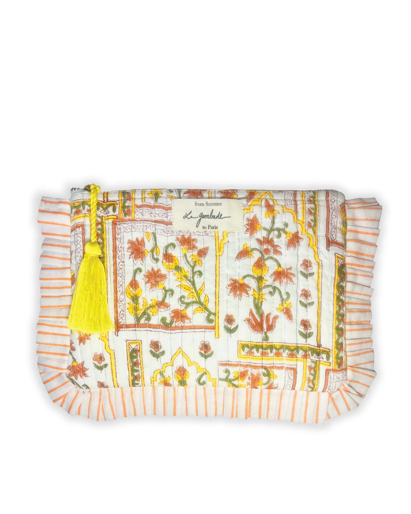 Pochette à volants "Quilted" Indian Wall La Gambade