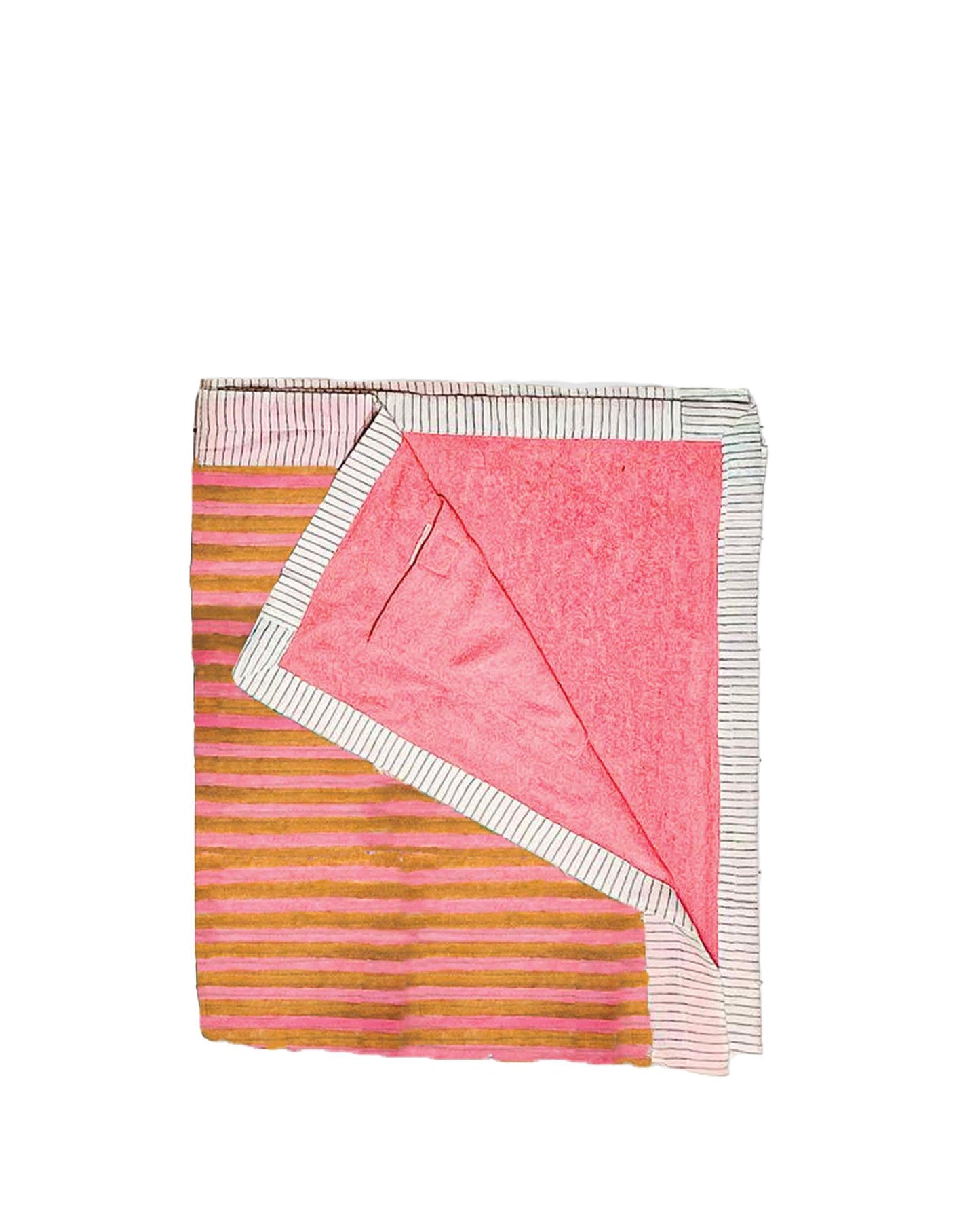 Fouta rose bonheur