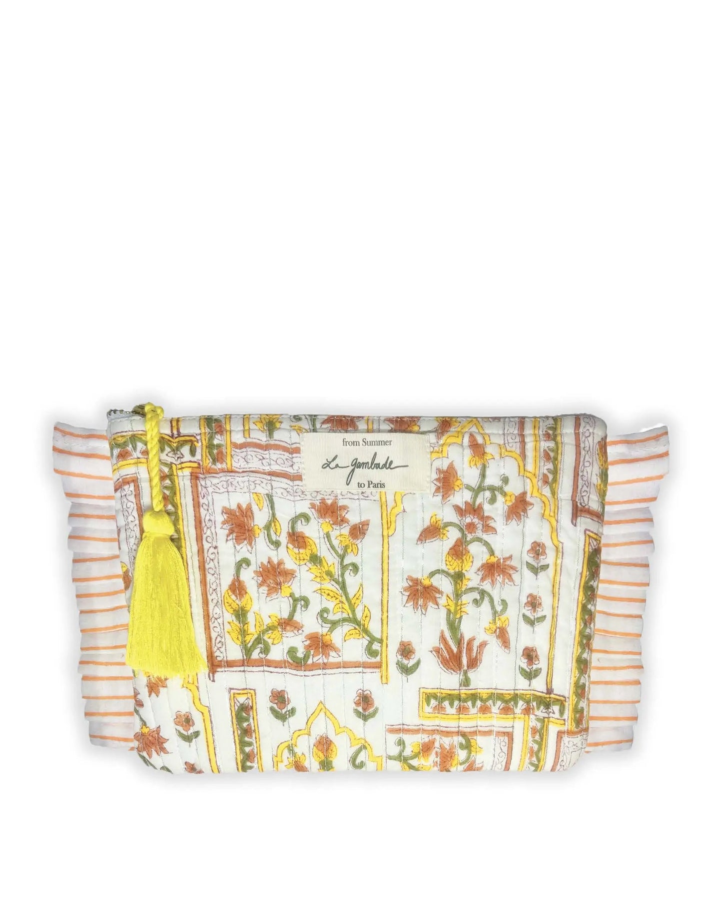 Trousse de toilettes à volants "Quilted" Indian Wall La Gambade