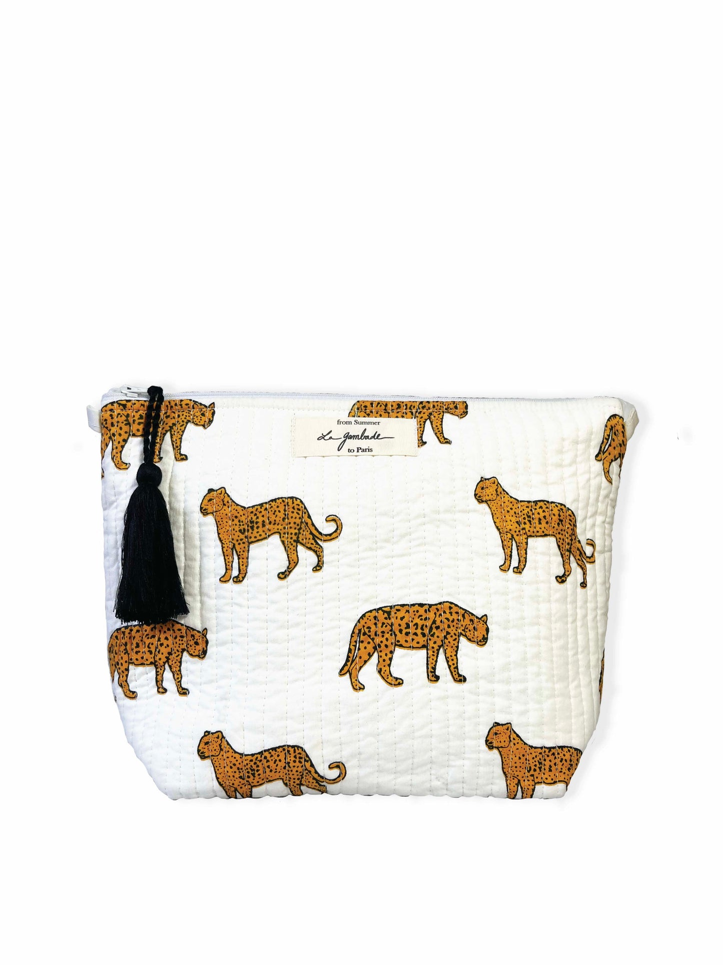 Trousse de toilettes "Quilted" Léopards La Gambade