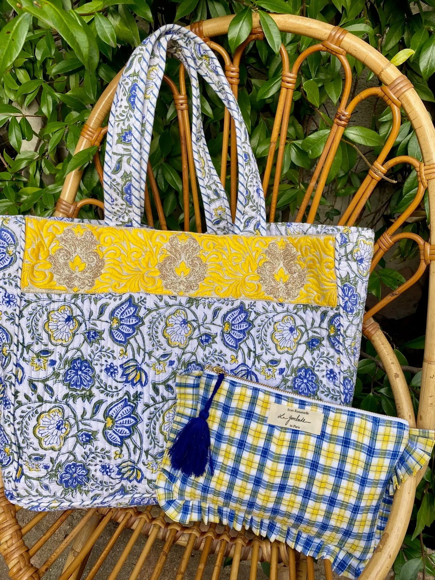 Grand Cabas "Quilted" Capri lagambadecreation