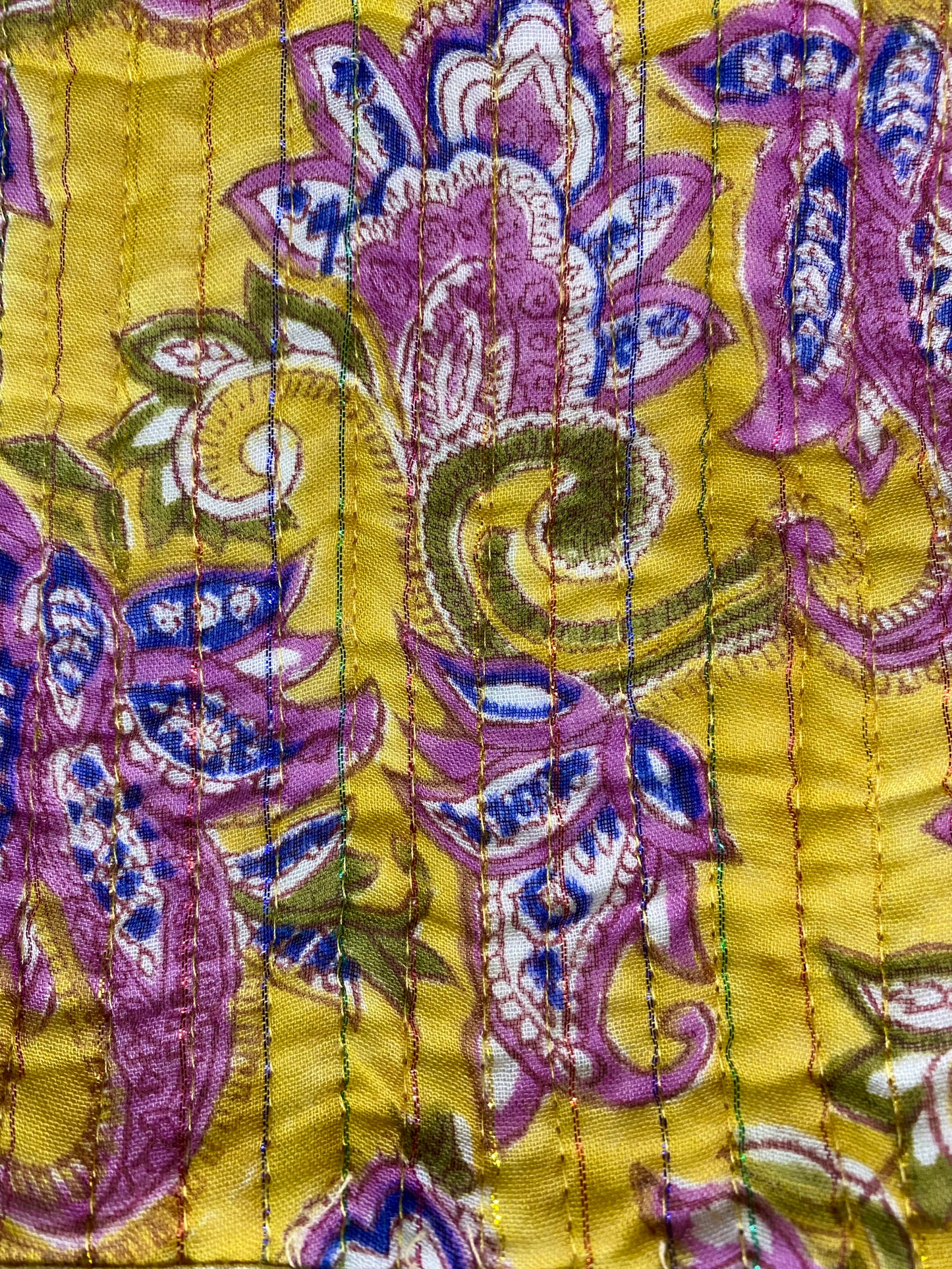 Grand Cabas "Quilted" Purple lagambadecreation