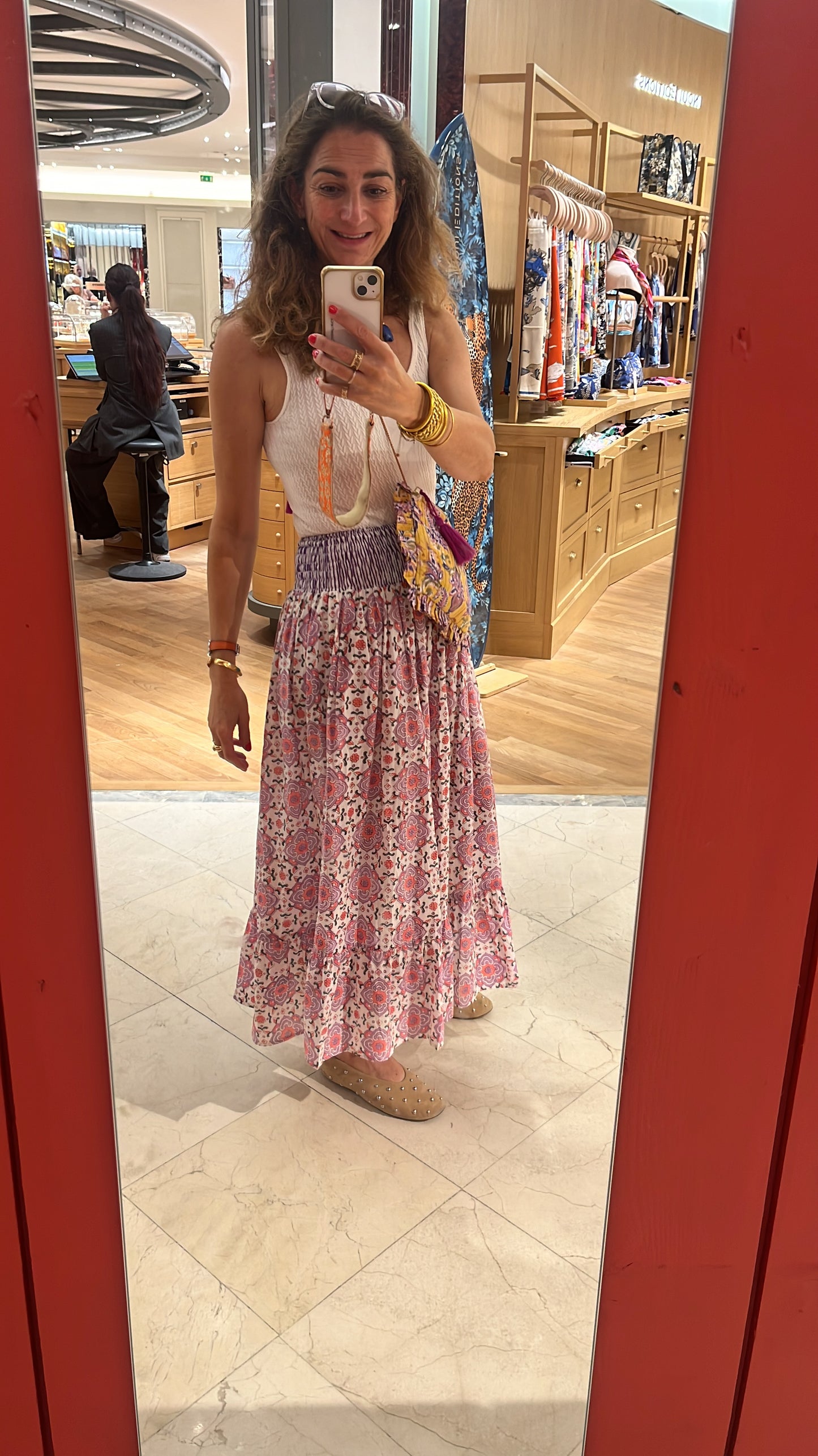 LILAS ELASTIC WAIST SKIRT LAVANDE