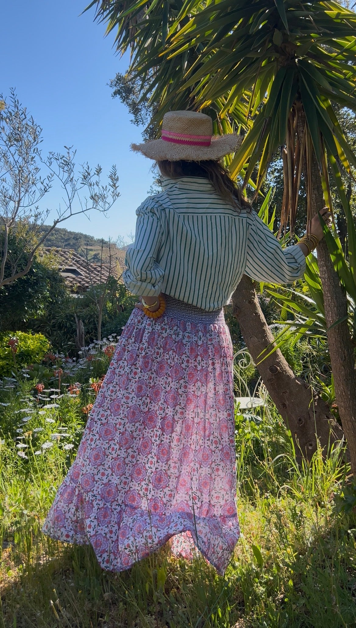 LILAS ELASTIC WAIST SKIRT LAVANDE