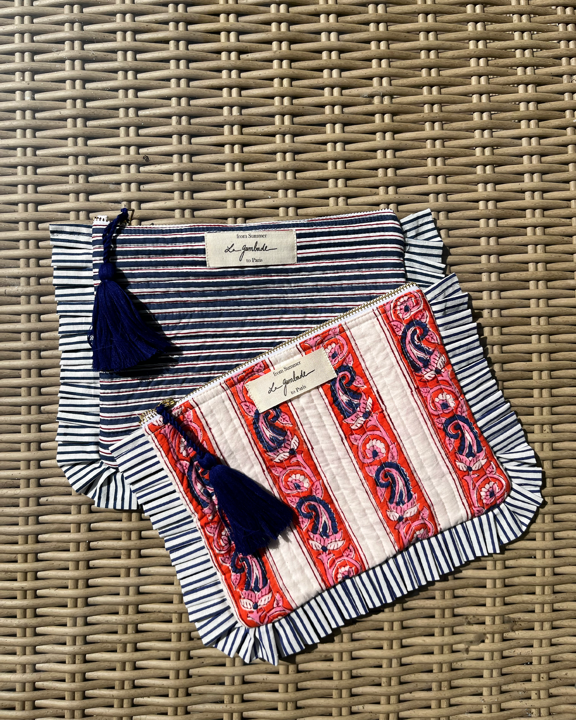 pochette crème solaire