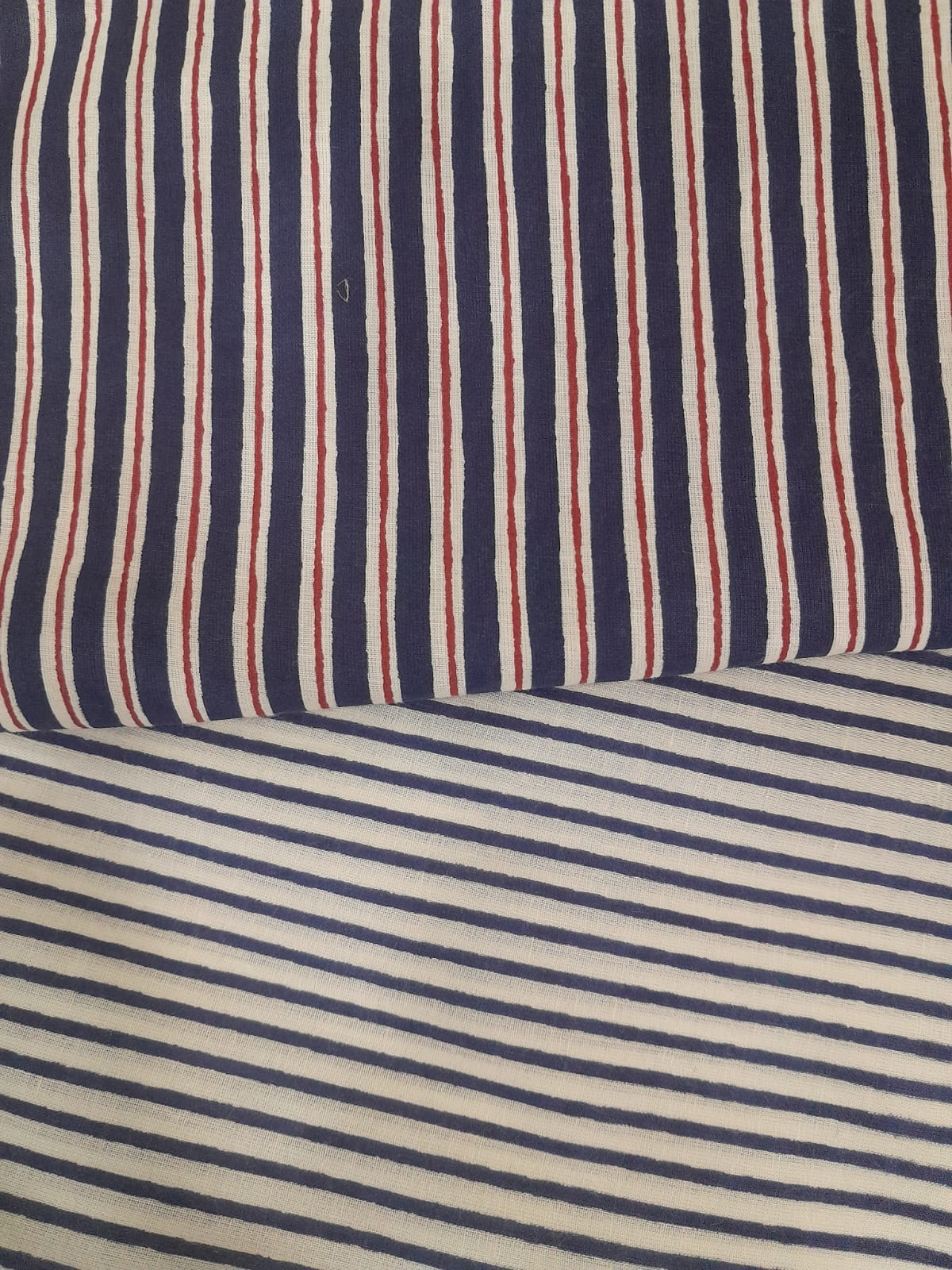 BLUE, WHITE & RED WRAP SKIRT ST TROPEZ X And Two Girls