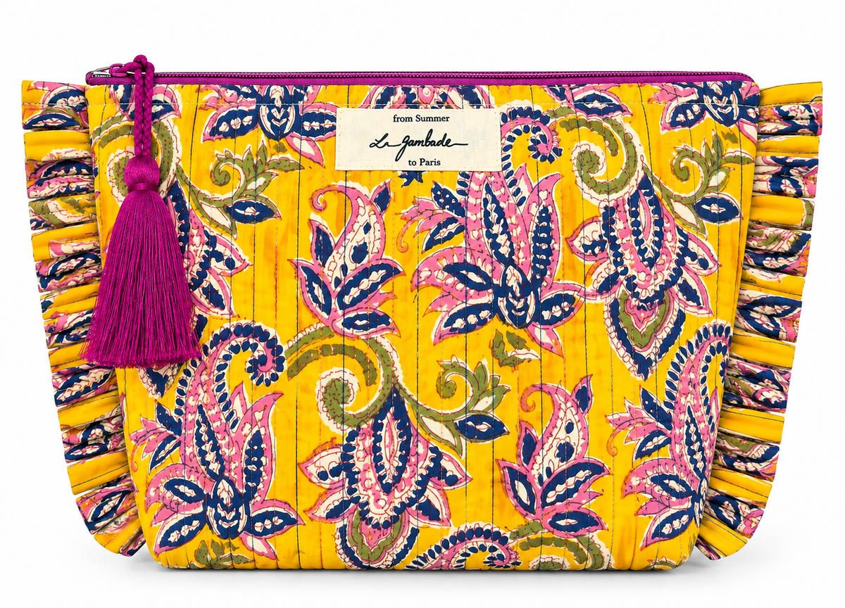 TROUSSE DE TOILETTE MUSTARD