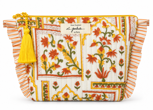 Trousse de toilettes à volants "Quilted" Indian Wall