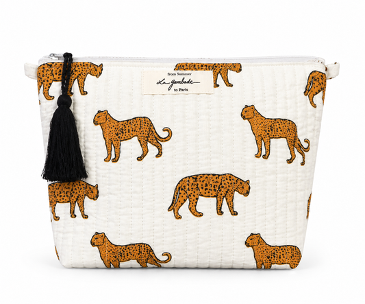 Trousse de toilettes "Quilted" Léopards