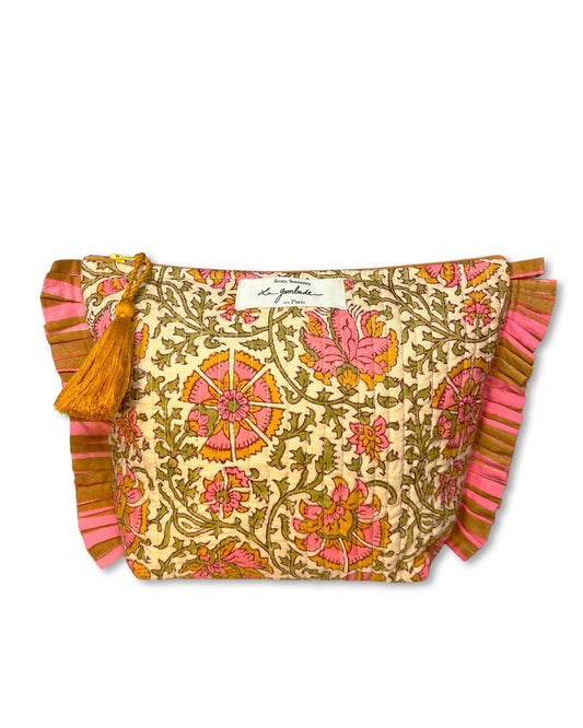 Trousse de toilette Darling La Gambade Rose et Beige