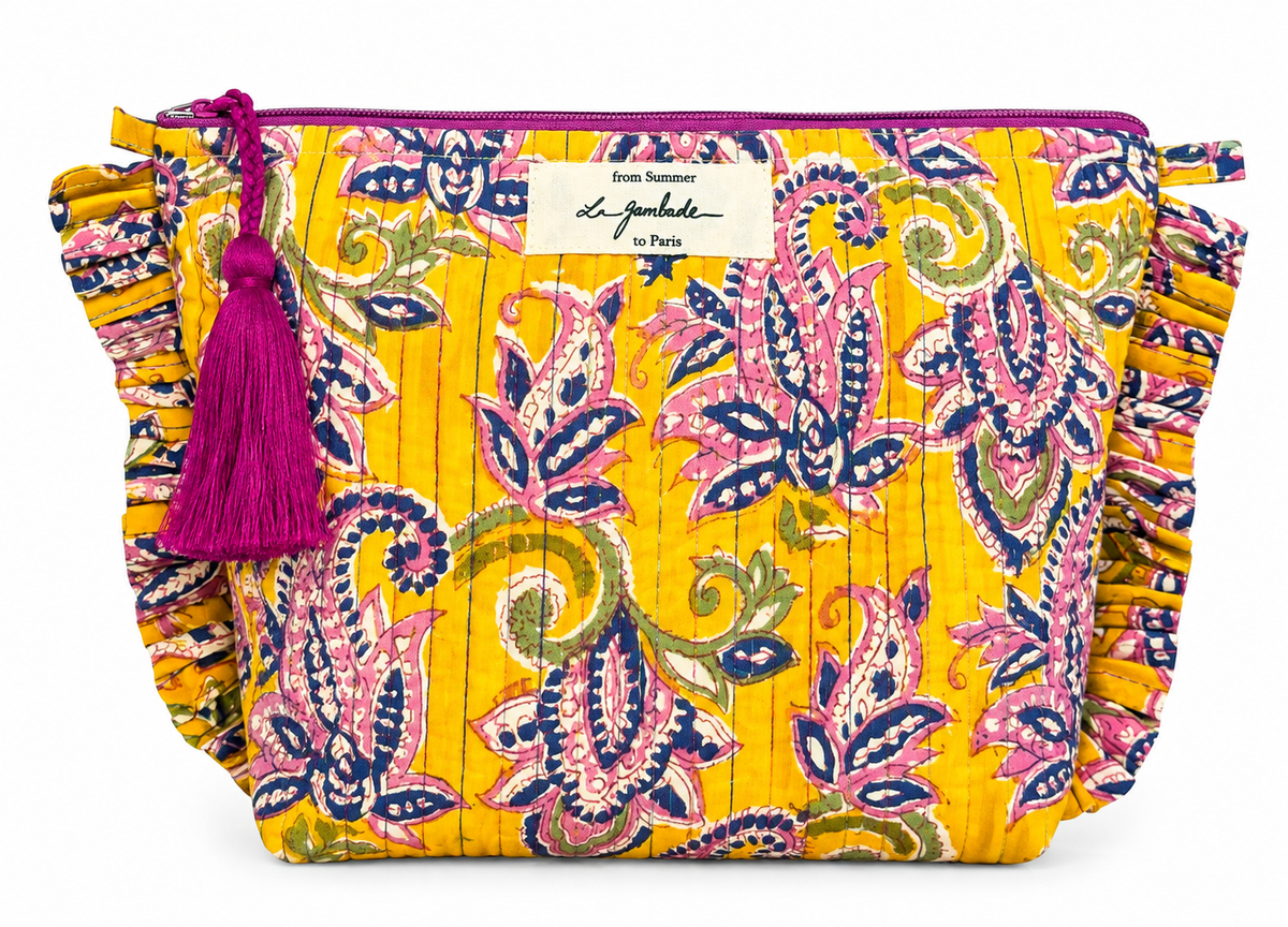TROUSSE DE TOILETTE MUSTARD