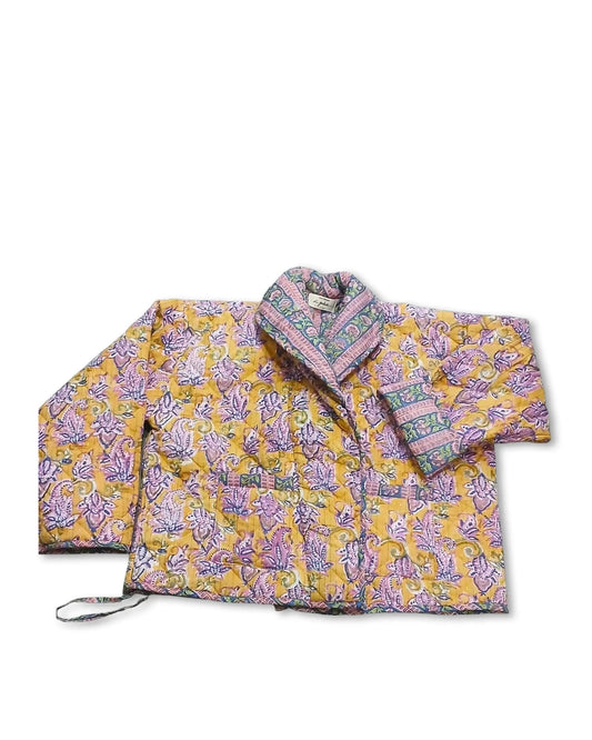 Veste rose et jaune La Gambade